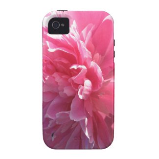 Pink Peony iPhone 4 Cases