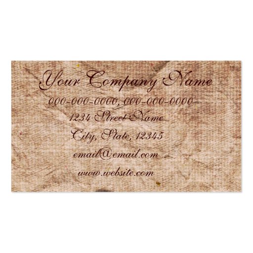 pink peony petals business card template (back side)