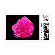 Pink Peony Postage