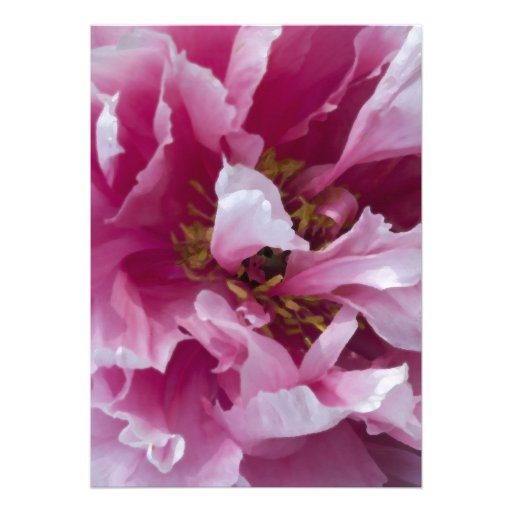 Pink Peony Sweet 16 Birthday Party Invitation