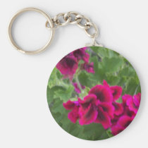 Pink Petunia Keychain keychains
