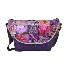 Pink Photo Collage Bag Commuter Bags