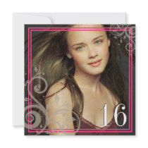 Pink Photo - Sweet 16 Invitation
