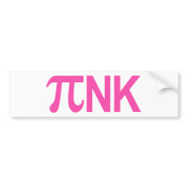 PINK PI NK BUMPER STICKERS