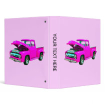 Pink pickup binder