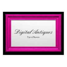 Pink Picture Frame Business Cards
