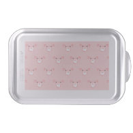 Pink Pig Face Pattern Cake Pan