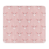 Pink Pig Face Pattern Cutting Board