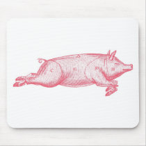 Pink Pig Mousepad by ericar70 Pink Pig Mousepad