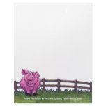 Pink Pig Personal Letterhead