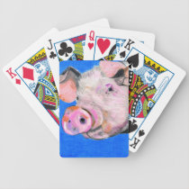 Pink Pig playing cards