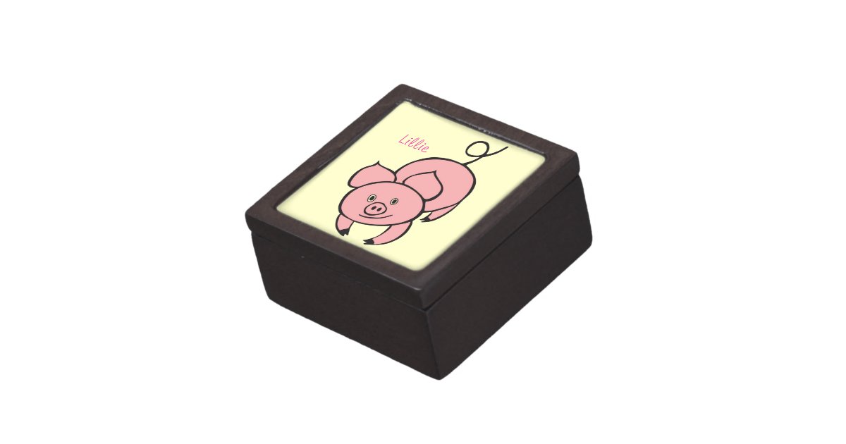 Pink Pig Premium Gift Box | Zazzle