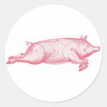 Pink Pig Sticker