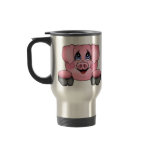 Pink Pig Travel Coffee Mug