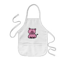 Pink piggy aprons