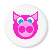 Pink Piggy magnets