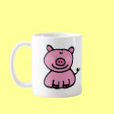 Pink piggy mugs by jsoh Pink piggy mugs