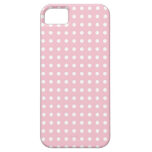 Pink pin polka dots dot girly cute pattern print iPhone 5 cover