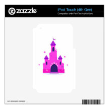 Pink Pink Princess Decals For iPod Touch 4G