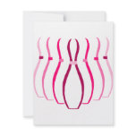 Pink Pins Logo Personalized Invites