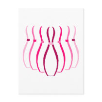 Pink Pins Logo Post Card