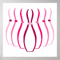 Pink Pins Logo Posters