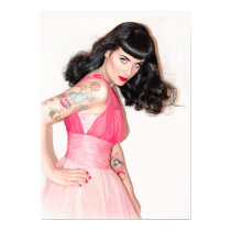 Pink Pinup posters by pinkroxy Pink Pinup posters