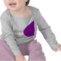 Pink Pirate Skull Heart 2-Sided Infant Longsleeve T-shirts