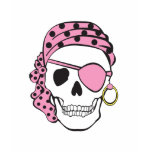 Pink Pirate Skull T-shirt