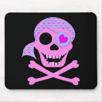 Pink Pirate Skull usepad