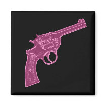 Pink Pistol magnet by destructobot Pink Pistol magnet