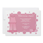 Pink PJ's Sleepover Invitation