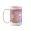 Pink Place mugs by Perlyyyy Pink Place mugs