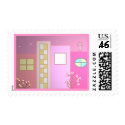 Pink Place postage by Perlyyyy Pink Place postage