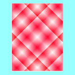 Pink Plaid Background postcards