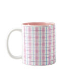 Pink Plaid Coffee Mug