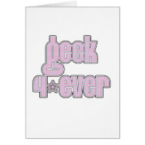 Pink Plaid Geek 4ever cards