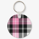 pink plaid keychains by NixxysPicks pink plaid keychains