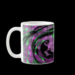 Pink Plaid Mug mugs