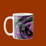 Pink Plaid Mug