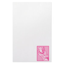 Pink Player Stationery Design