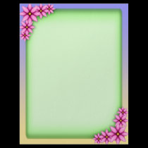 Pink Plumeria, letterhead
