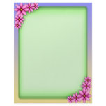 Pink Plumeria, letterhead