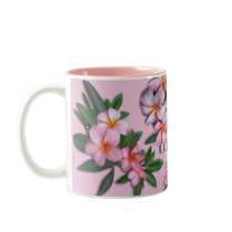 Pink Plumeria Coffee Mug