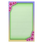 Pink Plumeria, stationery