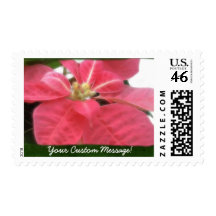 Pink Poinsettias 2 Stamp
