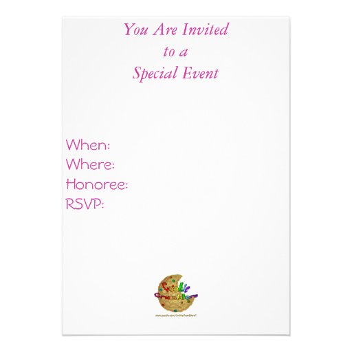 Pink Polk-a-dot Poodle Personalized Invites