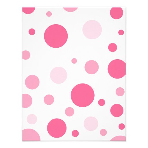 Pink Polka Dot Birthday Party Hat Invite