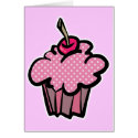 pink polka dot cupcake cards by cupcakewear pink polka dot cupcake cards
