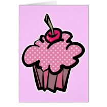 pink polka dot cupcake cards by cupcakewear pink polka dot cupcake cards